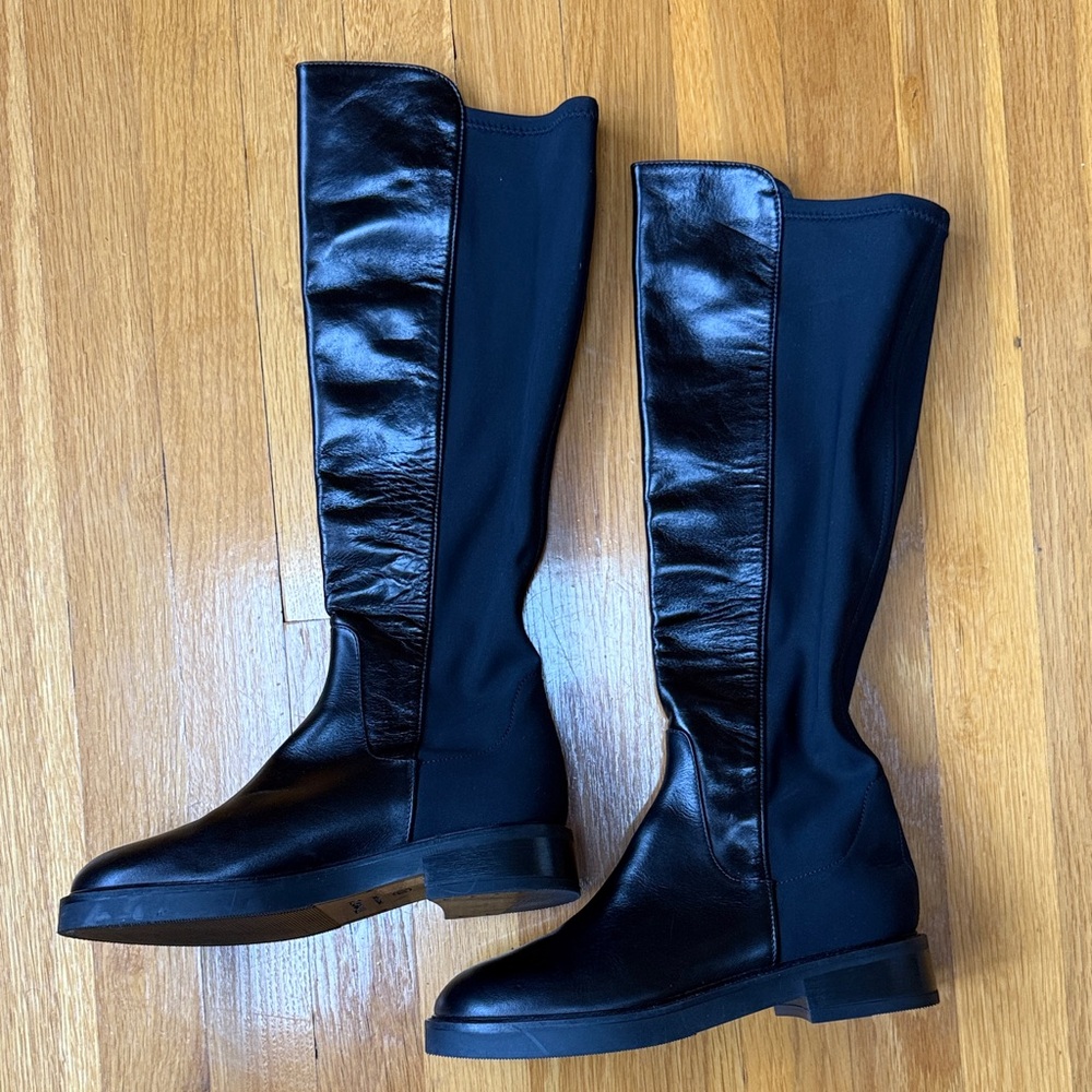Brand New w/o tags Theory Black Over the Knee Boots
